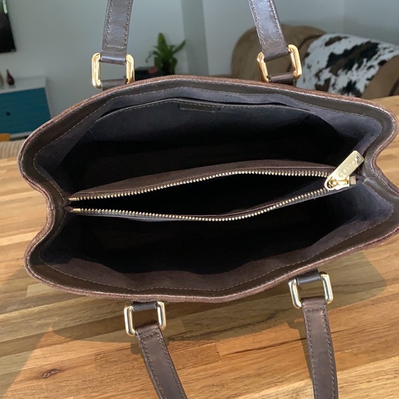 AUTHENTIC Celine Suede Monogram Handbag - Picture 13 of 16